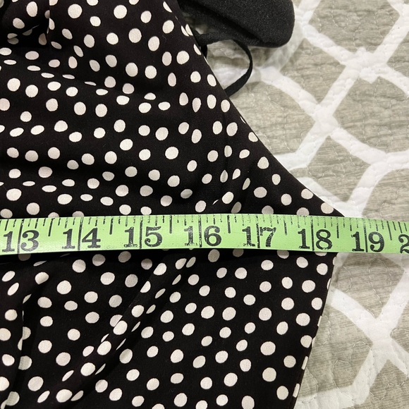 Jessica Howard Brown and White Polka Dot Maxi Dress - Picture 7 of 8